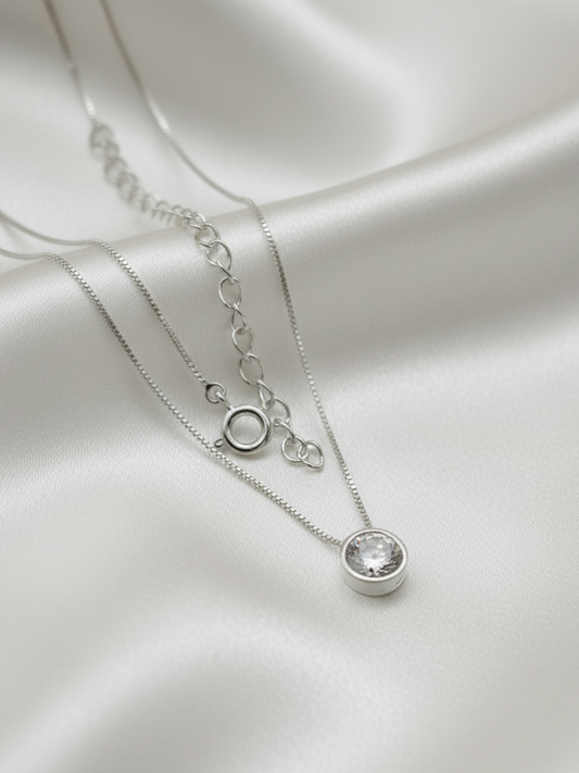 COLLAR LUZIA SILVER 7MM