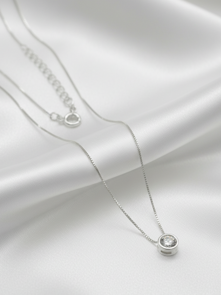 COLLAR LUZIA SILVER 6MM