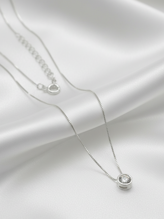 COLLAR LUZIA SILVER 6MM